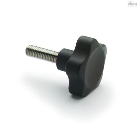 Elesa Stainless steel threaded stud, VC.692/60 SST-p-1/2-13x2 1/4 VC.692-SST-p (inch sizes)